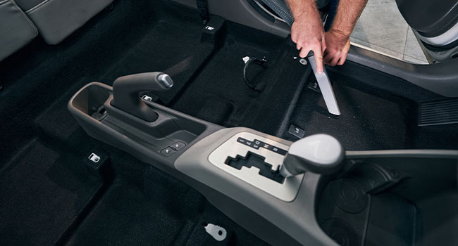 Vaccum car carpet