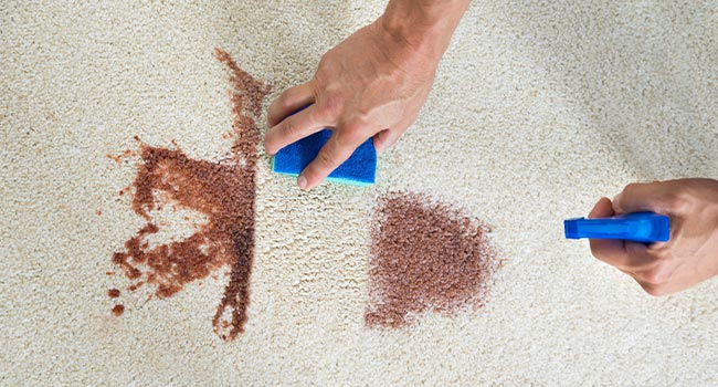 chemical solution to clean blood