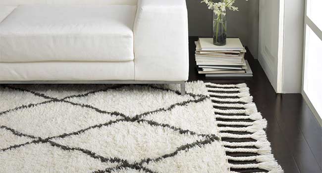 Spring wool rug